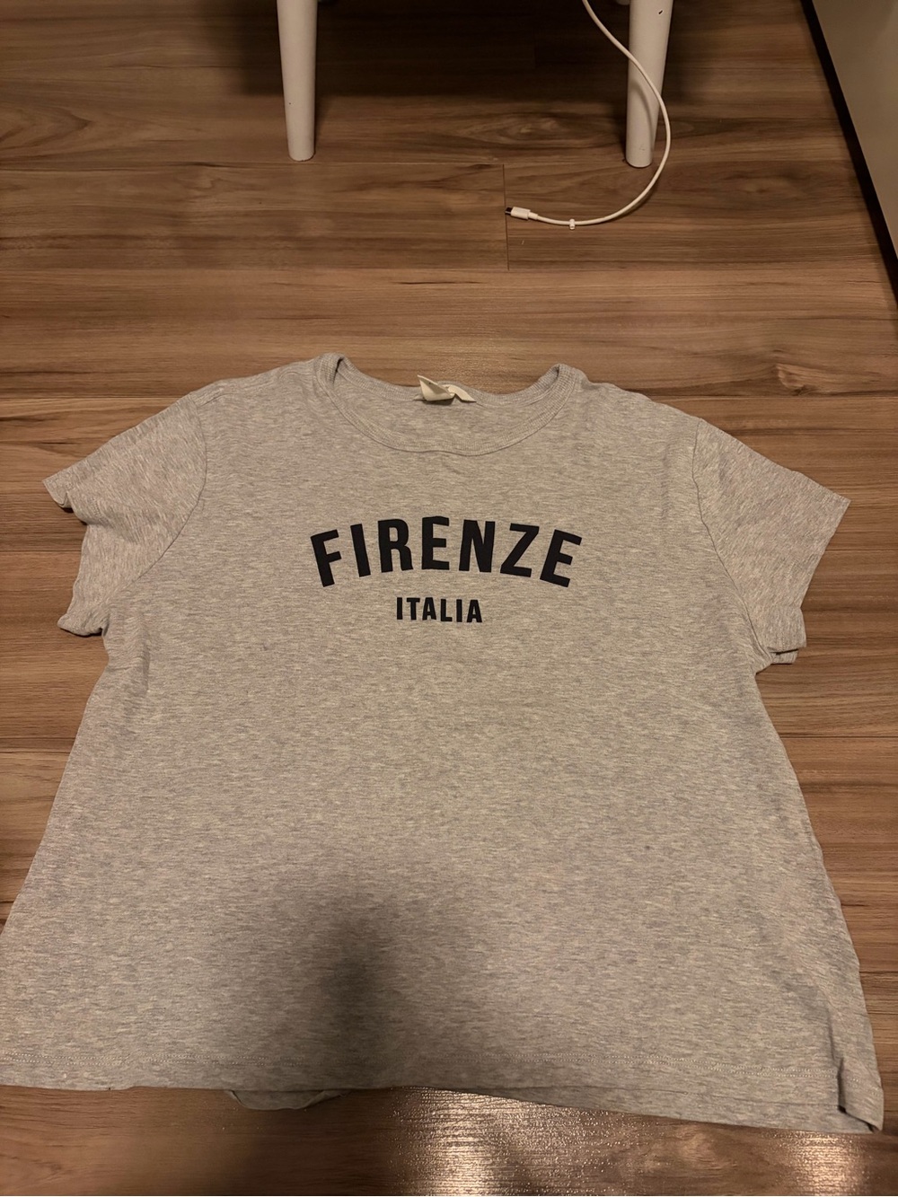 H&M Light Heather Gray Crewneck Tee